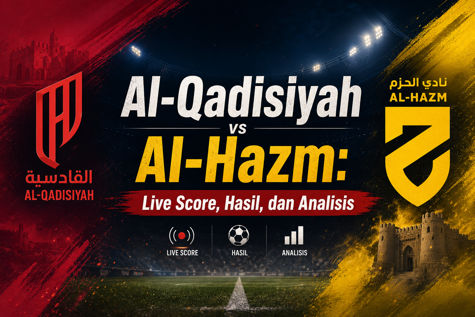 al-qadisiyah - Al-Qadisiyah vs Al-Hazm: Live Score, Hasil, dan Analisis