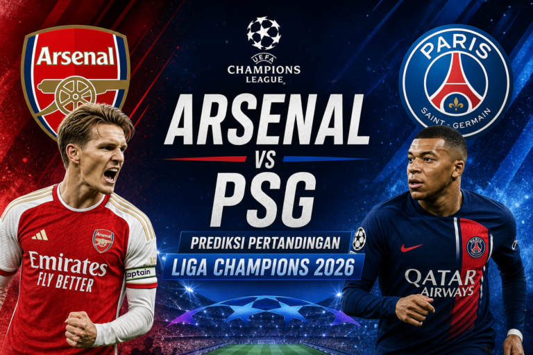 arsenal - Arsenal vs PSG: Prediksi Pertandingan Liga Champions 2026