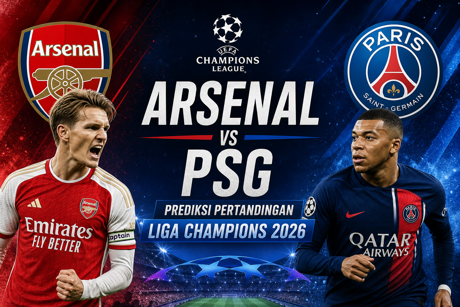 arsenal - Arsenal vs PSG: Prediksi Pertandingan Liga Champions 2026