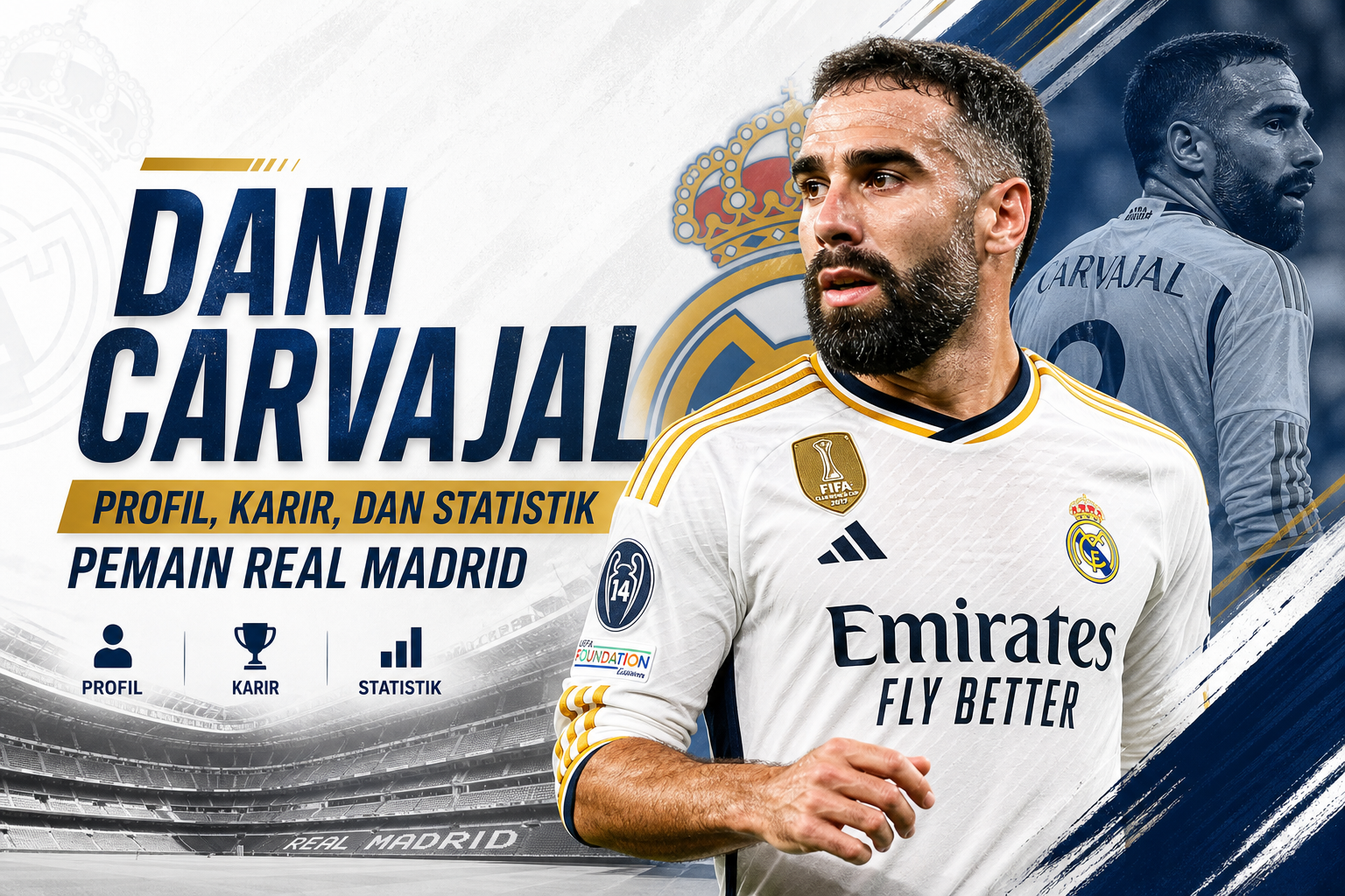 carvajal - Dani Carvajal: Profil, Karir, dan Statistik Pemain Real Madrid