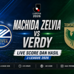 machida - Machida Zelvia vs Verdy: Live Score dan Hasil J-League 2026