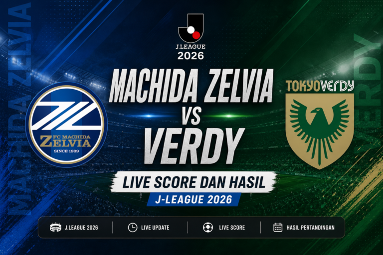 machida - Machida Zelvia vs Verdy: Live Score dan Hasil J-League 2026