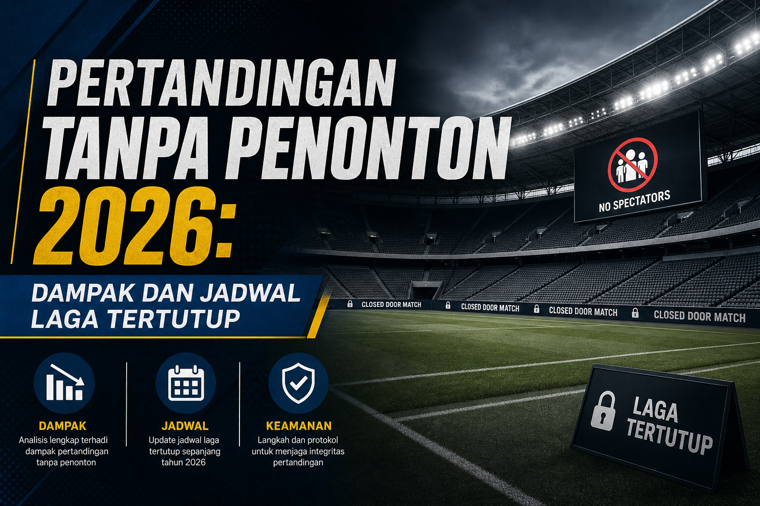 pertandingan - Pertandingan Tanpa Penonton 2026: Dampak dan Jadwal Laga Tertutup