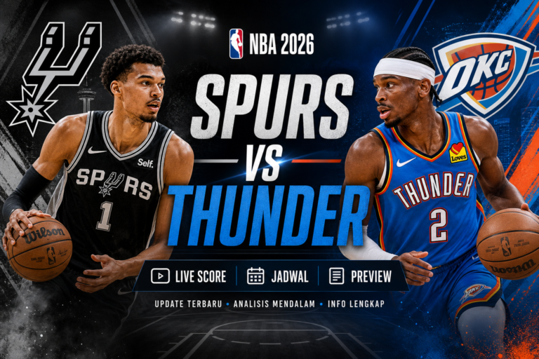 spurs - Spurs vs Thunder: Live Score, Jadwal, dan Preview NBA 2026
