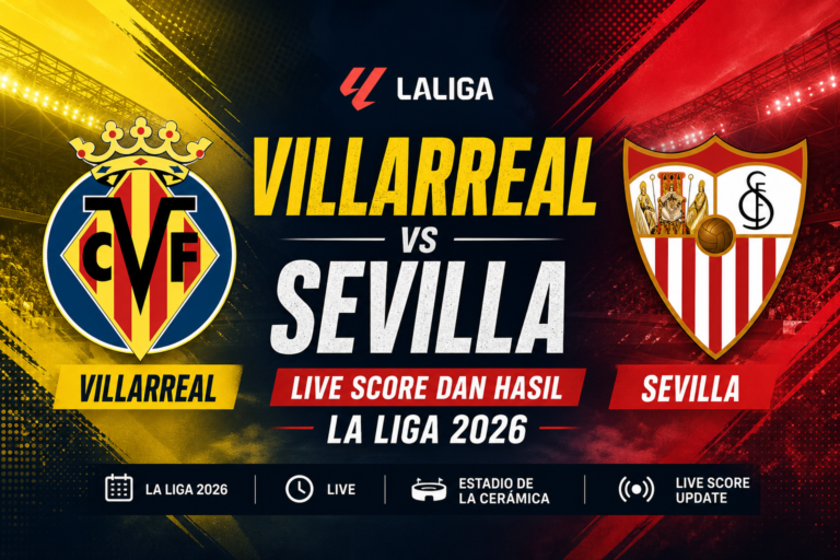 villarreal - Villarreal vs Sevilla: Live Score dan Hasil La Liga 2026