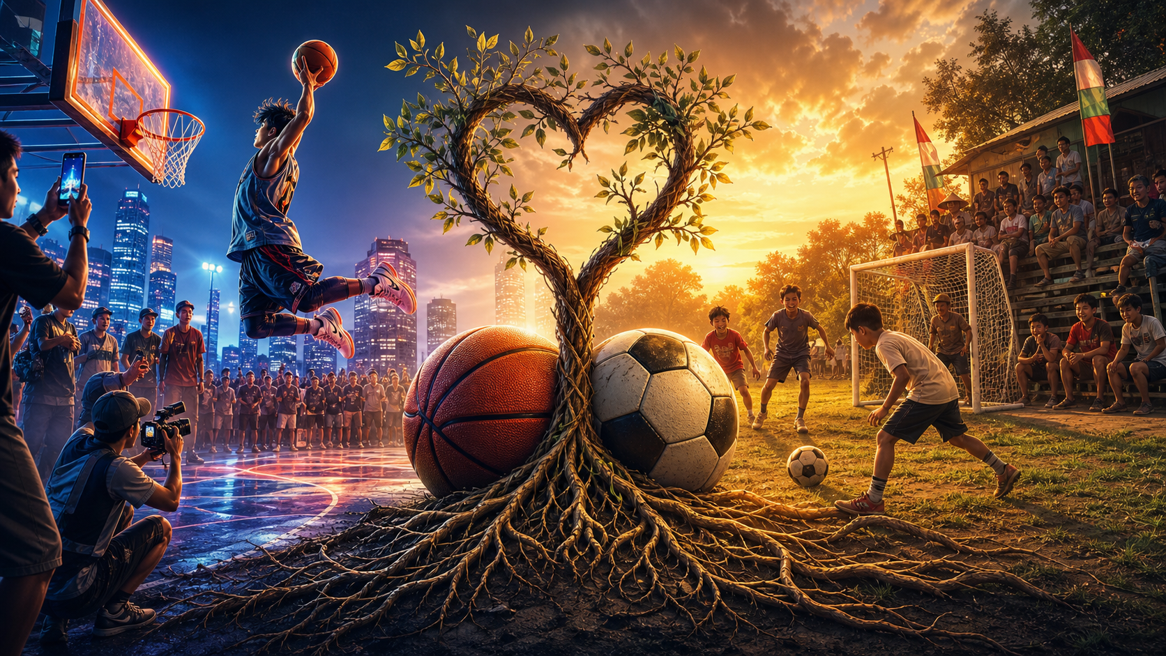 Basket Makin Populer, Tapi Bola Tetap Punya Akar Emosional - basket
