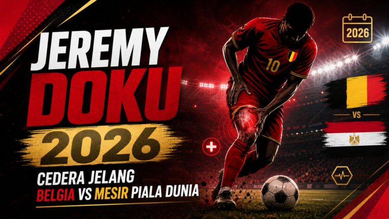 doku - Jeremy Doku 2026: Cedera Jelang Belgia vs Mesir Piala Dunia