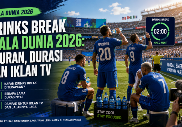 fifa - Drinks Break Piala Dunia 2026: Aturan, Durasi dan Iklan TV