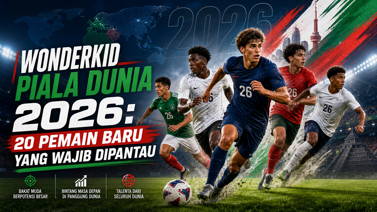 fifa - Wonderkid Piala Dunia 2026: 20 Pemain Baru yang Wajib Dipantau