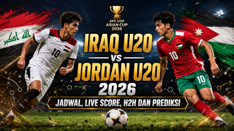 iraq - Iraq U20 vs Jordan U20 2026: Jadwal, Live Score, H2H dan Prediksi
