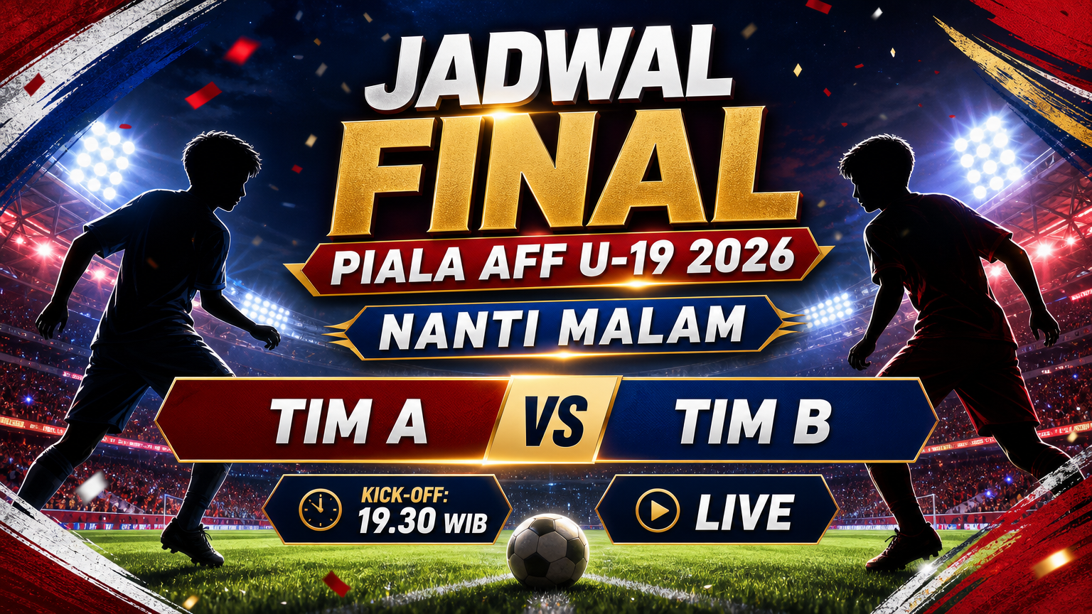 Jadwal Final Piala AFF U-19 2026 Nanti Malam - thailand