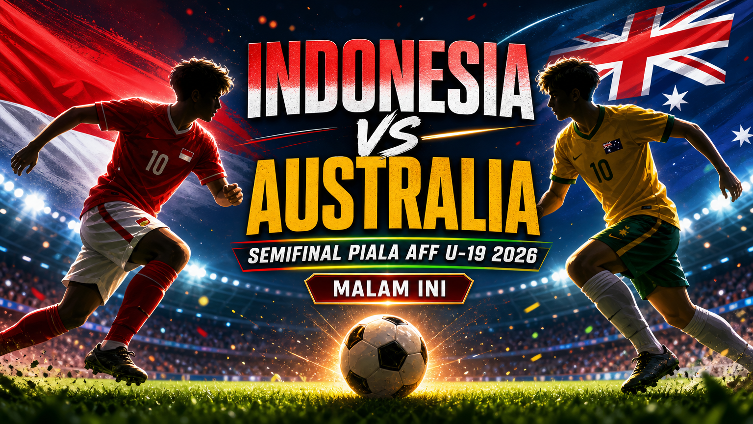 Jadwal Indonesia Vs Australia di Semifinal Piala AFF U-19 2026 Malam Ini - indonesia