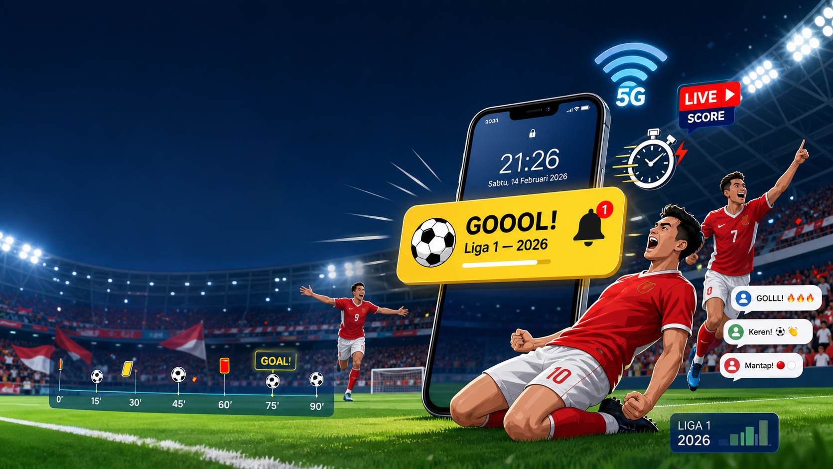 Kenapa Notifikasi Gol Liga 1 Makin Penting di 2026? - bola