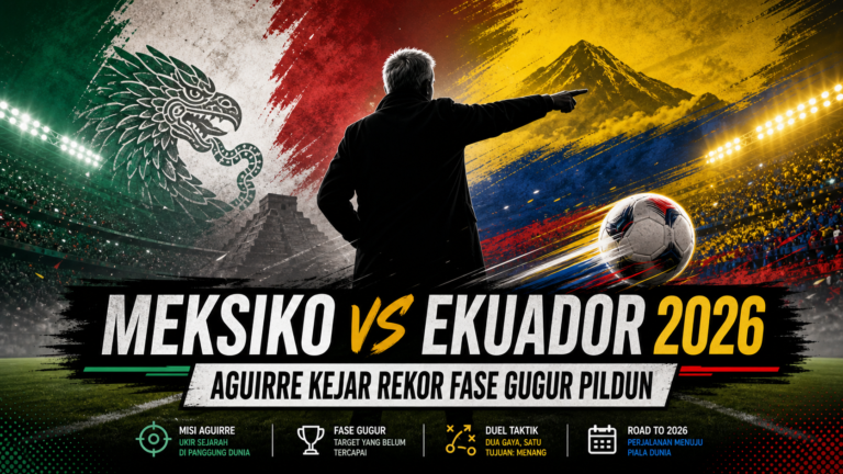 meksiko - Meksiko vs Ekuador 2026: Aguirre Kejar Rekor Fase Gugur Pildun