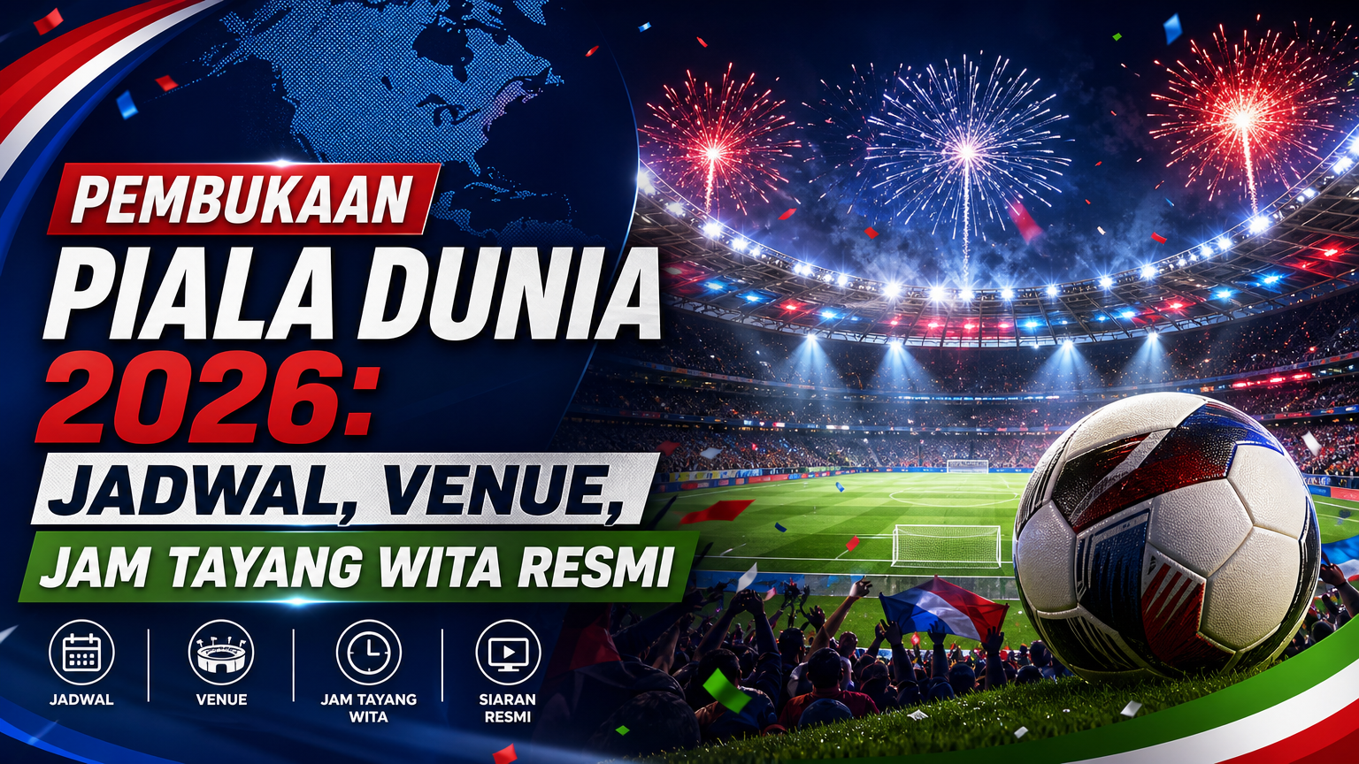 piala - Pembukaan Piala Dunia 2026: Jadwal, Venue, Jam Tayang WITA Resmi