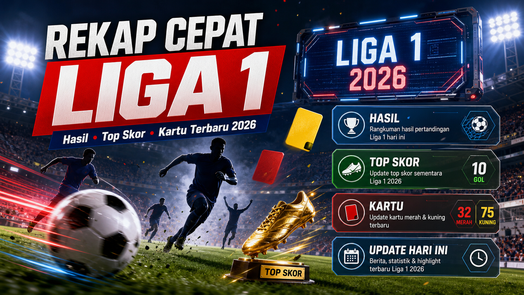 Rekap Cepat Liga 1 Hari Ini - bola