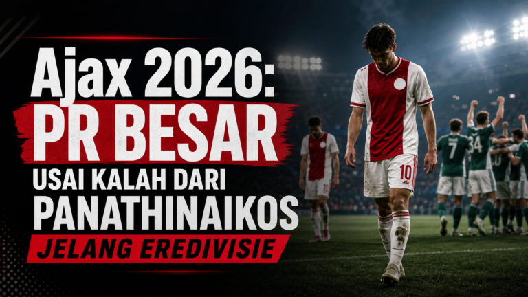 ajax - Ajax 2026: PR Besar Usai Kalah dari Panathinaikos Jelang Eredivisie