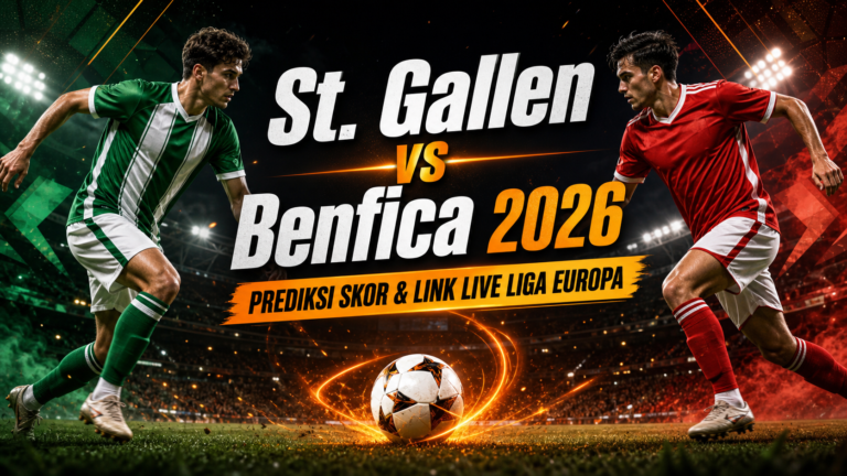 benfica - St. Gallen vs Benfica 2026: Prediksi Skor dan Link Live Liga Europa
