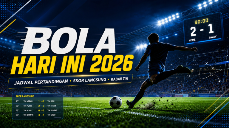 bola - Bola Hari Ini 2026: Jadwal Pertandingan, Skor Langsung, Kabar Tim
