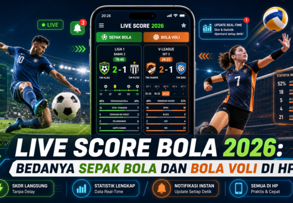 bola - Live Score Bola 2026: Bedanya Sepak Bola dan Bola Voli di HP
