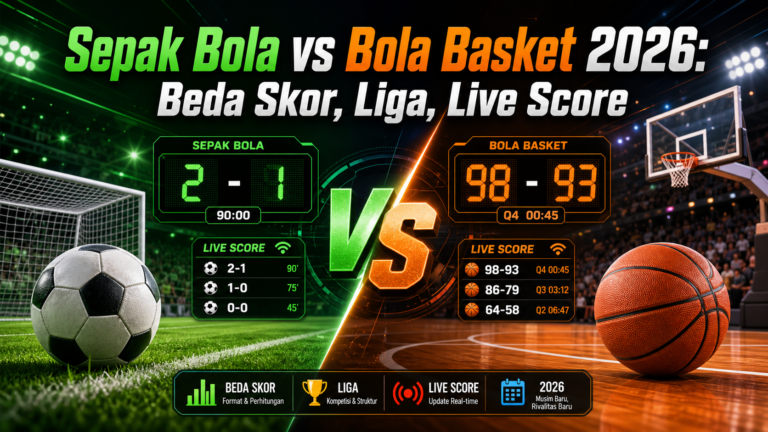 bola - Sepak Bola vs Bola Basket 2026: Beda Skor, Liga, Live Score