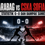 cska - Qarabag vs CSKA Sofia 2026: Statistik 0-0 dan Dampak Sanksi