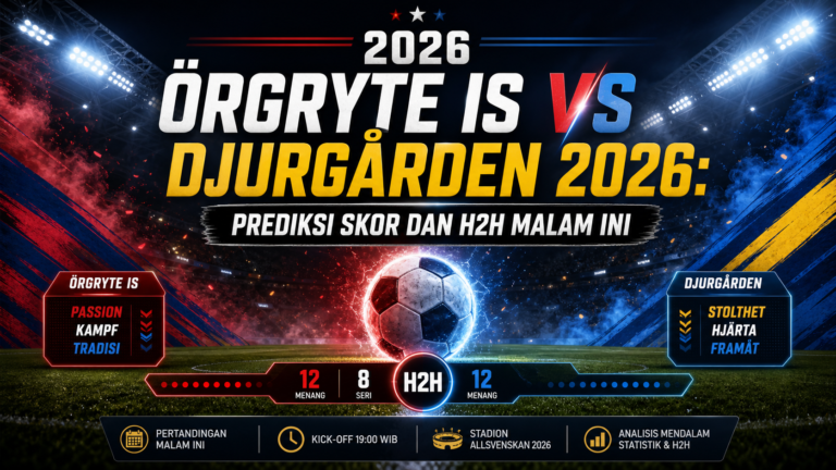 djurgården - Örgryte IS vs Djurgården 2026: Prediksi Skor dan H2H Malam Ini