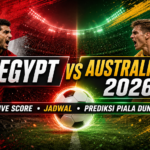 egypt - Egypt vs Australia 2026: Live Score, Jadwal, Prediksi Piala Dunia