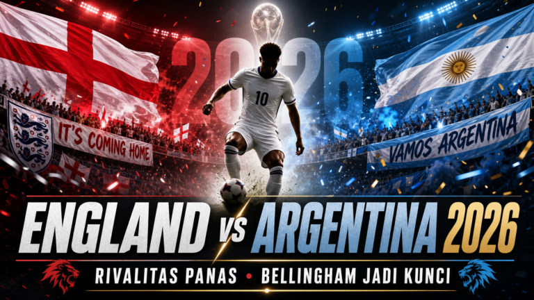 england - England vs Argentina 2026: Rivalitas Panas, Bellingham Jadi Kunci