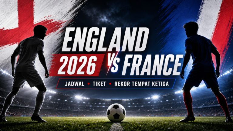 england - England vs France 2026: Jadwal, Tiket, Rekor Tempat Ketiga