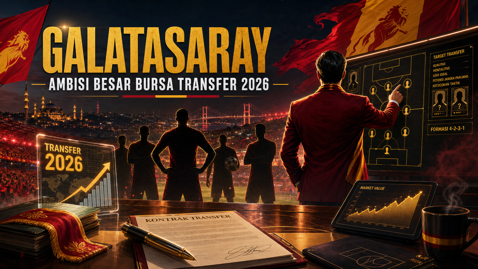 Galatasaray dan Ambisi Besar di Bursa Transfer 2026 - galatasaray