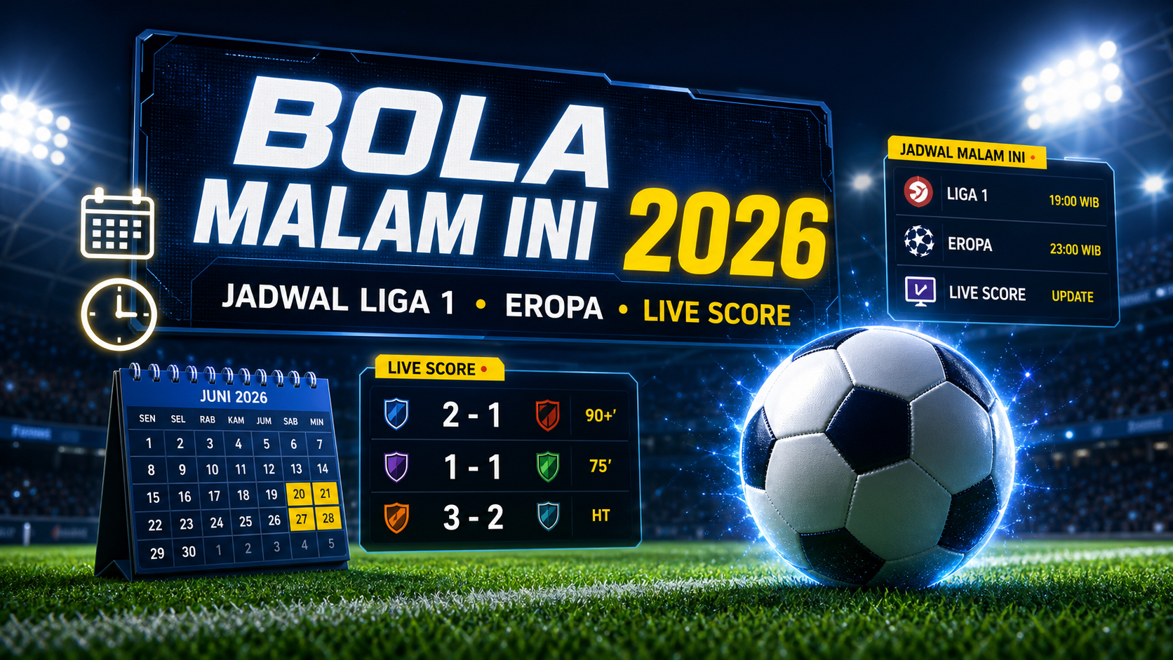 Gambaran Bola Malam Ini 2026 - bola