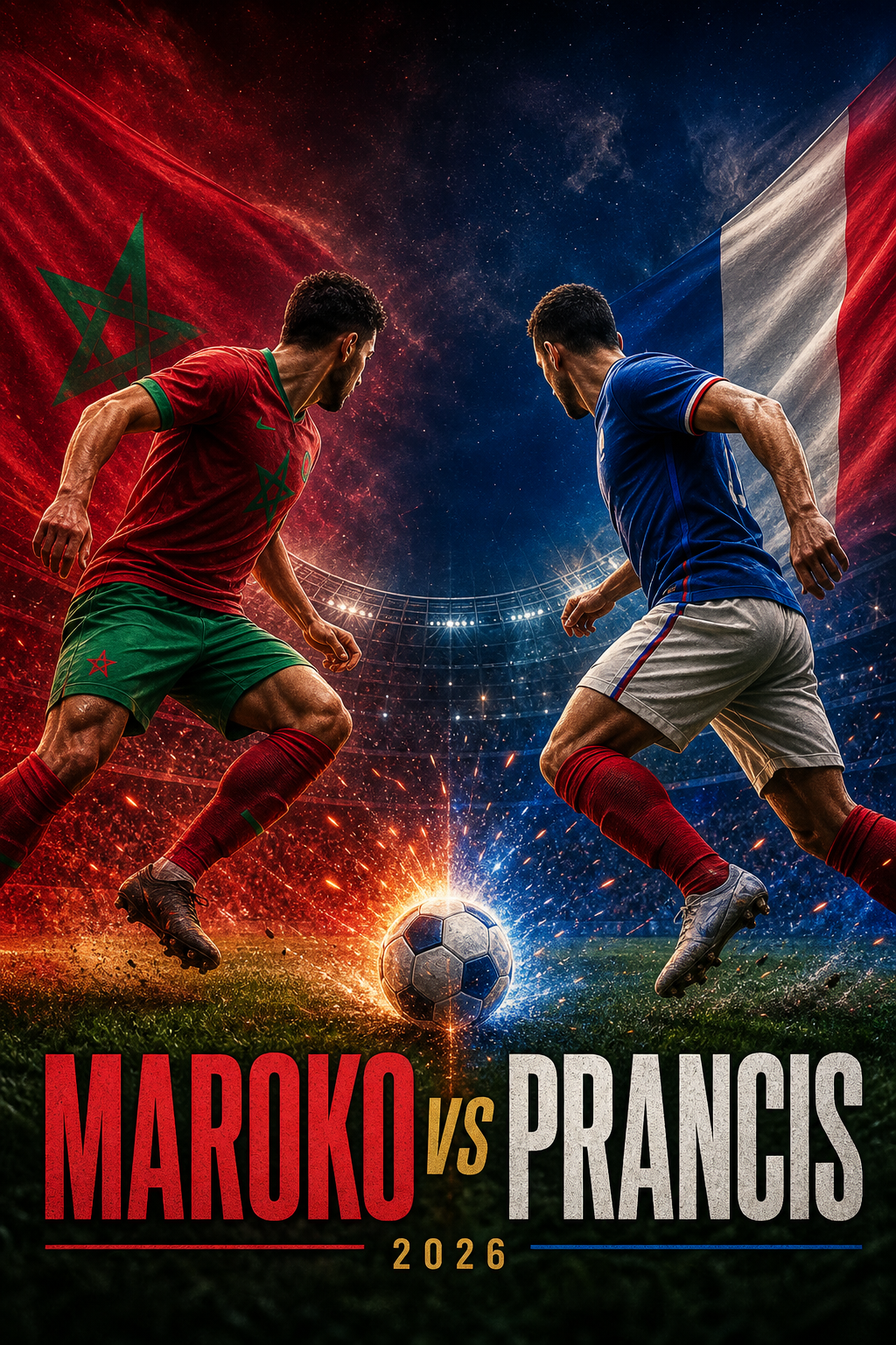 Gambaran Laga Maroko vs Prancis 2026 - maroko