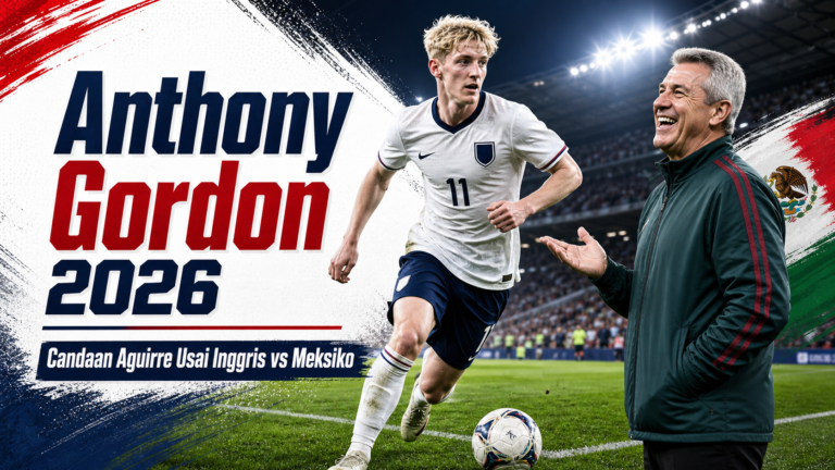 gordon - Anthony Gordon 2026: Candaan Aguirre Usai Inggris vs Meksiko