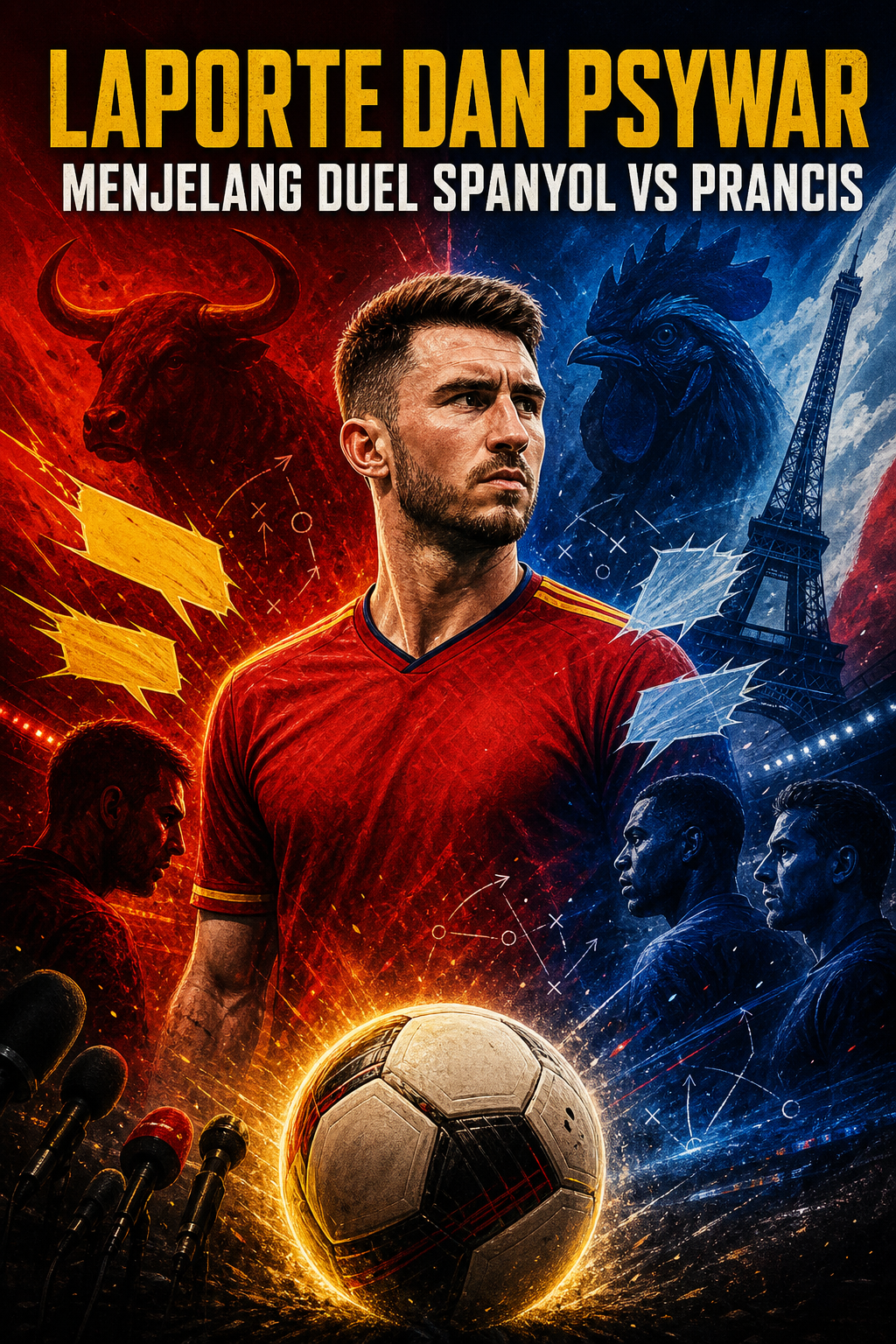 Laporte dan Psywar Menjelang Duel Spanyol vs Prancis - laporte