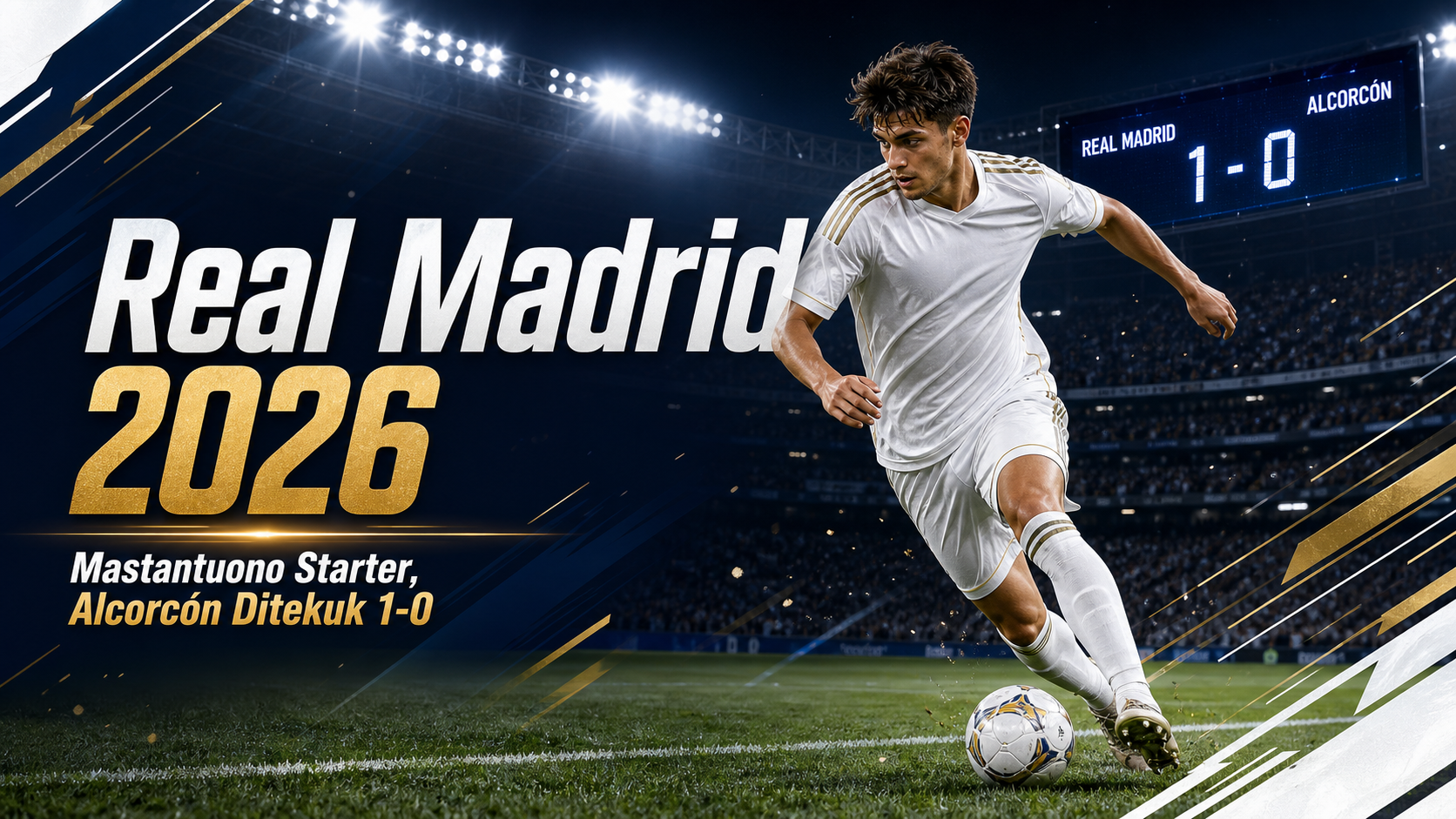 madrid - Real Madrid 2026: Mastantuono Starter, Alcorcón Ditekuk 1-0