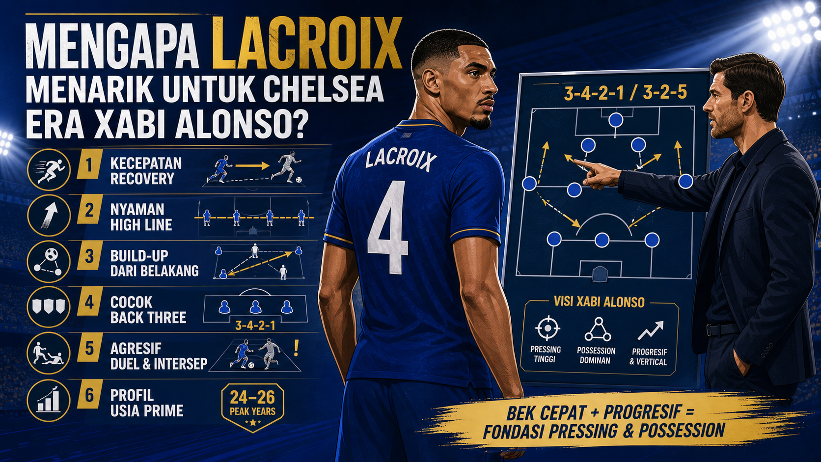 Mengapa Lacroix Menarik untuk Chelsea Era Xabi Alonso? - lacroix