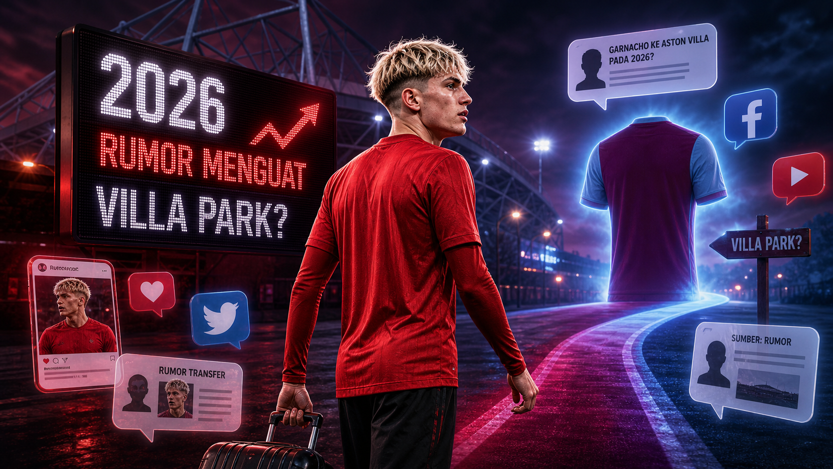 Mengapa Rumor Garnacho ke Aston Villa Menguat pada 2026? - garnacho