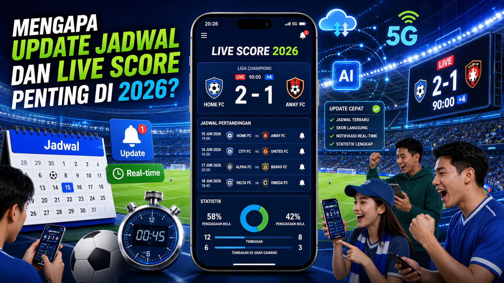 Mengapa Update Jadwal dan Live Score Penting di 2026? - bola