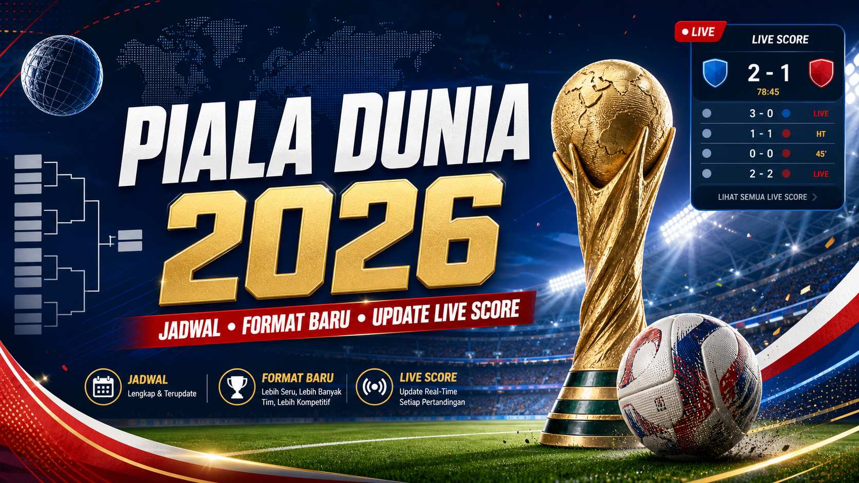 piala - Piala Dunia 2026: Jadwal, Format Baru, dan Update Live Score