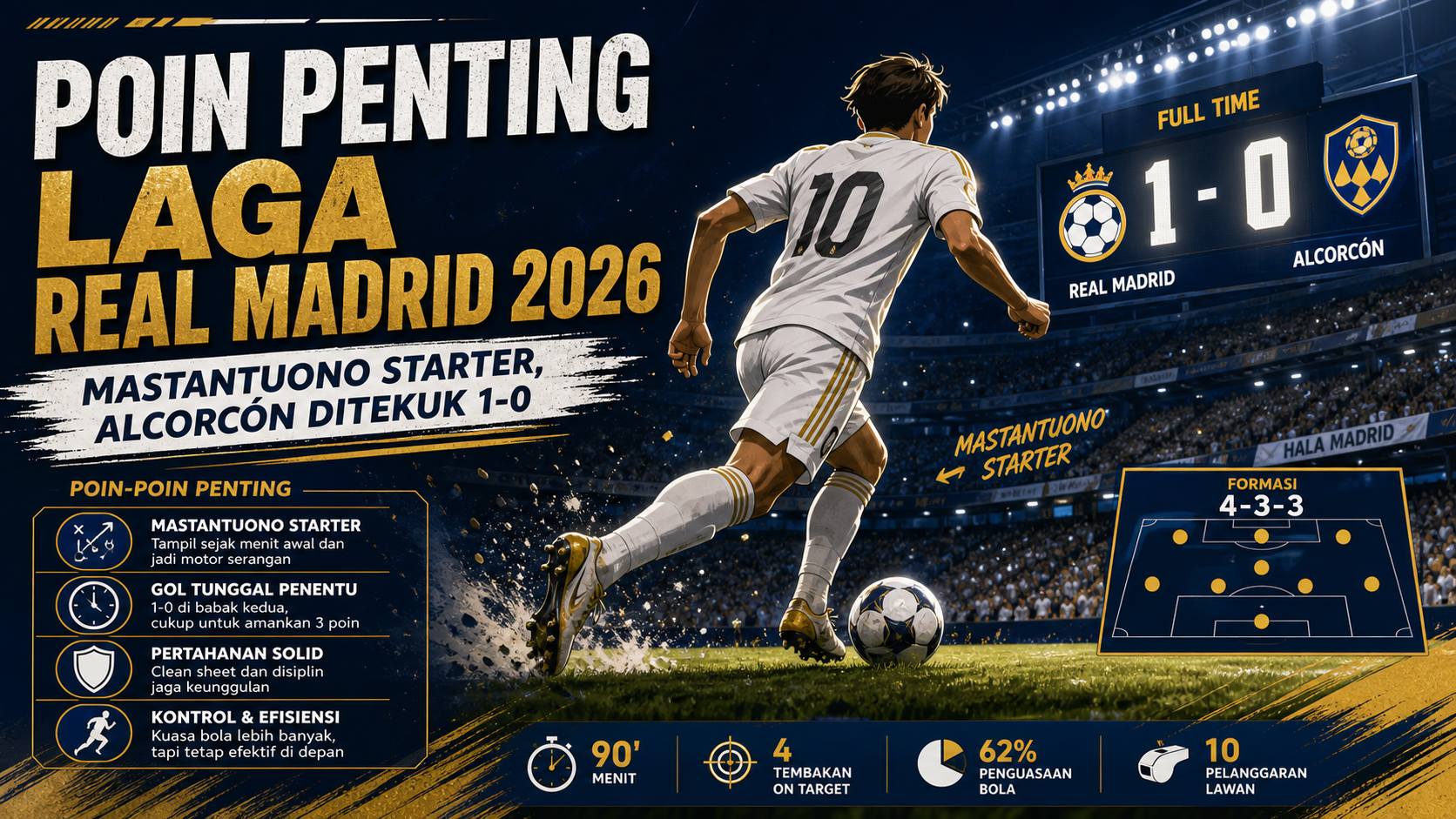 Poin Penting Laga - madrid