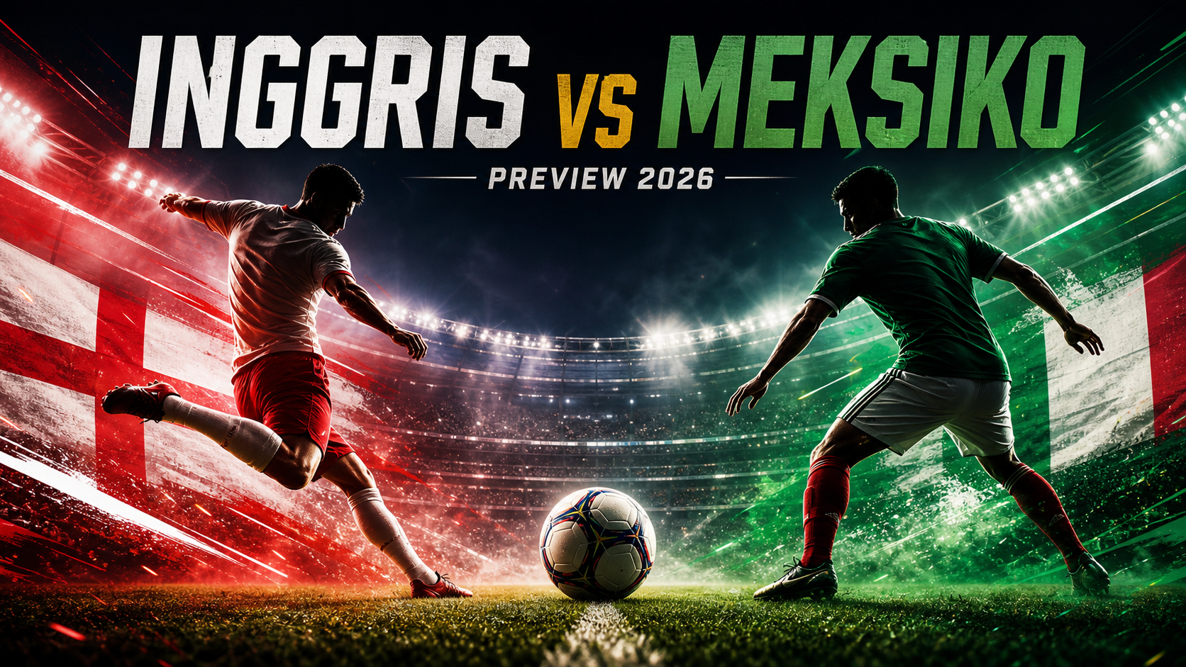 Preview Inggris vs Meksiko 2026 - inggris