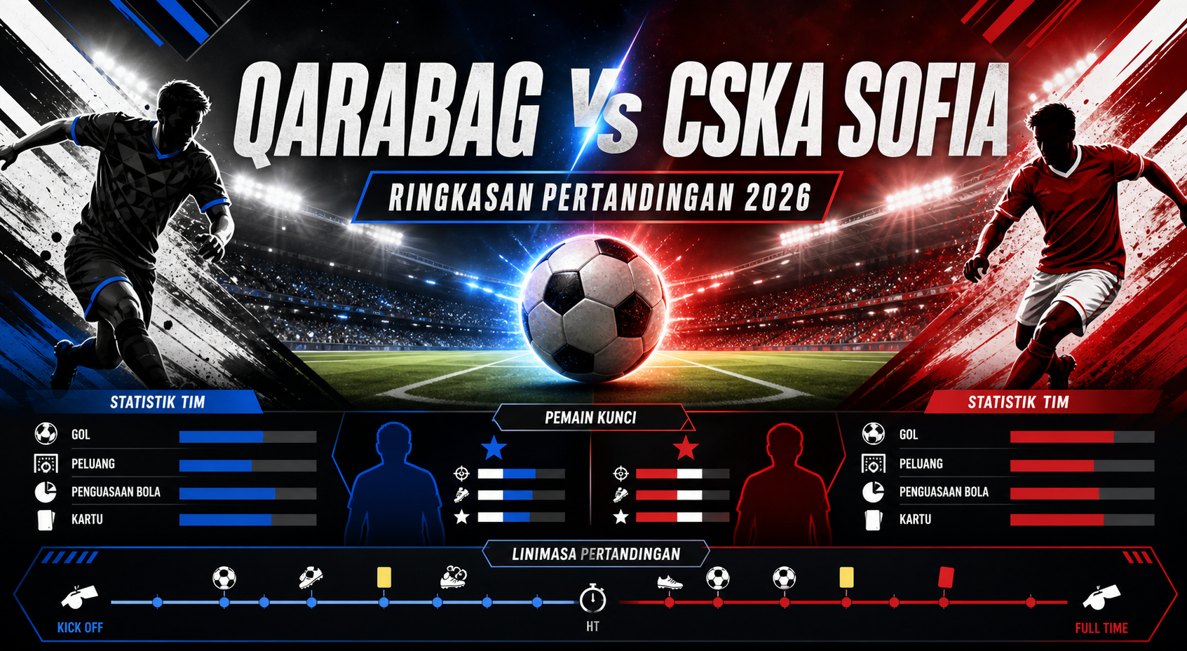 Ringkasan Qarabag vs CSKA Sofia 2026 - cska
