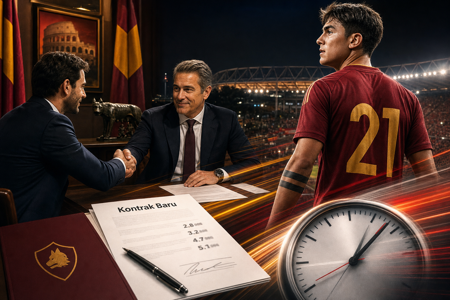 Roma Percepat Negosiasi Kontrak Dybala - dybala