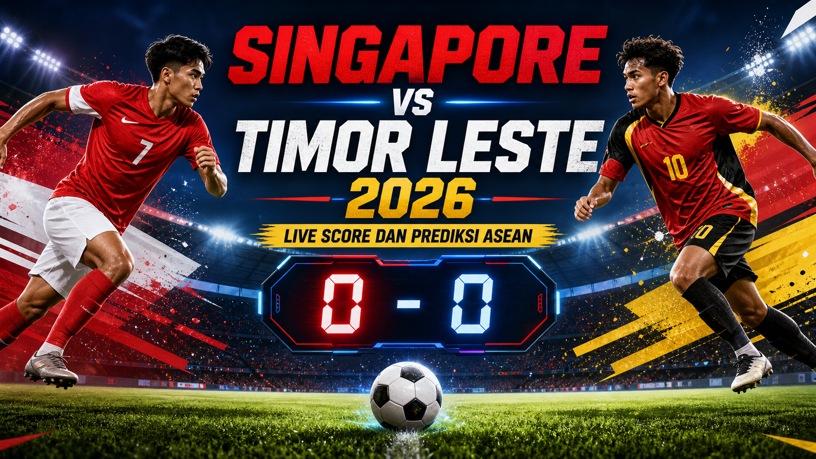 singapore - Singapore vs Timor Leste 2026: Live Score dan Prediksi ASEAN