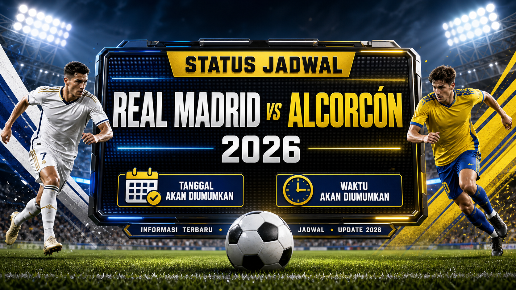 Status Jadwal Real Madrid vs Alcorcón 2026 - madrid