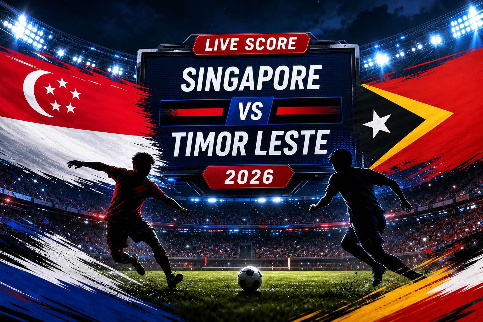 Update Live Score Singapore vs Timor Leste 2026 - singapore