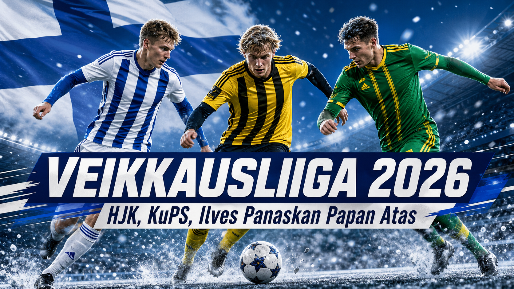 veikkausliiga - Veikkausliiga 2026: HJK, KuPS, Ilves Panaskan Papan Atas