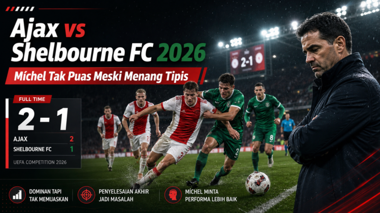 ajax - Ajax vs Shelbourne FC 2026: Míchel Tak Puas Meski Menang Tipis
