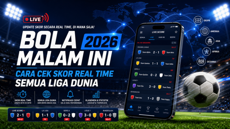 bola - Bola Malam Ini 2026: Cara Cek Skor Real Time Semua Liga Dunia